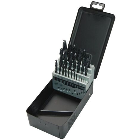 ESTUCHE METALICO DE BROCAS HSS-R (25 PZS) - MILWAUKEE (1/2)