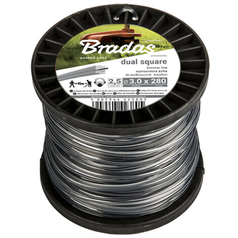 Alambre plastificado con cortador y abrazadera para plantas, Bradas, modelo ZRK20100S, uso en jardinería, fijación resistente, 100 metros, flexible y reutilizable