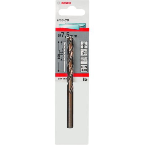 Broca HSS-CO 135 de 7,5/69 mm - B 2608585859