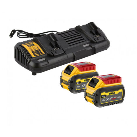 Power Set DeWALT FlexVolt DCB132T2 (2 x 54V/18V 6,0 Ah + DCB132)