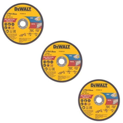 Accesorio DeWALT DT20592-QZ para amoladora angular, disco de corte de alta precisión para materiales duros y versatilidad en trabajos exigentes (1/2)