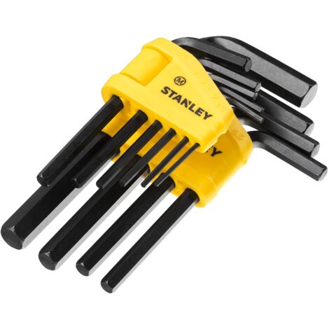 Stanley 0-69-253 Juego de llaves Allen hexagonales 1,5-10 mm 10 piezas