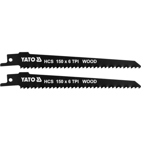 Hojas de madera Yato HCS150MM 6TPI 2SZ YT-33922