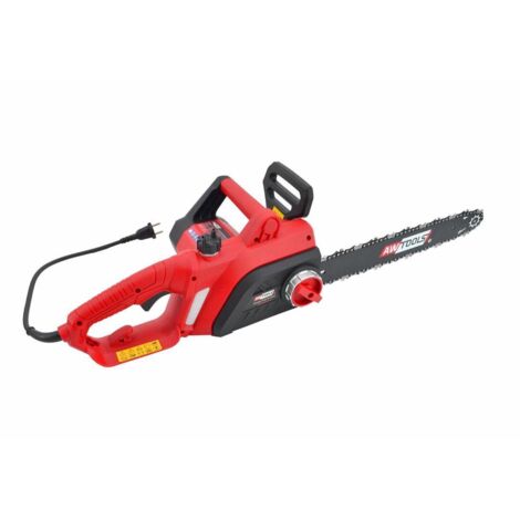 Sierra de cadena eléctrica Awtools, modelo 2000W, ideal para corte de madera, potente, eficiente, resistente, fácil de usar, perfecta para trabajos de jardinería y exteriores.