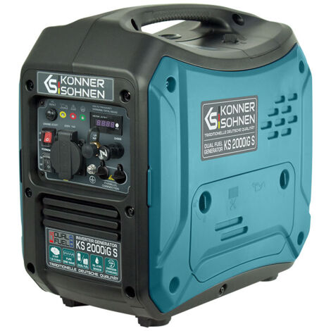 GAS + Gasolina KS 2000iG S Inversor Generador de energía Generador de energía Generador 2000W