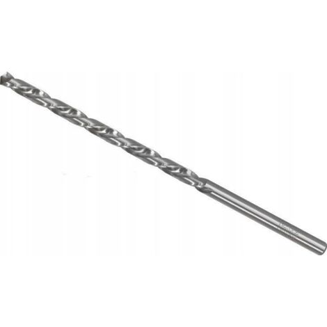 ARTPOL Broca espiral de metal 12,5 FI 12,5 x 205 mm, extralarga HSS-G, de acero, revestido de acero rápido DIN-340 (1/2)