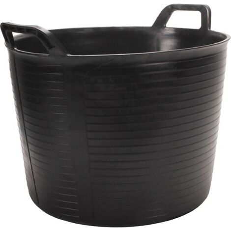 Comedero de plástico negro 40L RUBI - 88773
