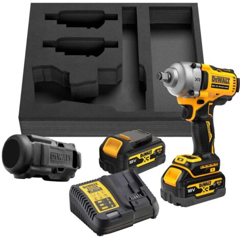 DEWALT XR 18V 5.0Ah li-ion atornillador de impacto sin escobillas Anillo de seguridad - DCF891P2G-QW