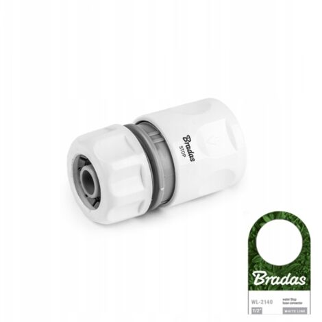 Conector rápido Bradas WL-2140 White Line de 1/2" (1/2)
