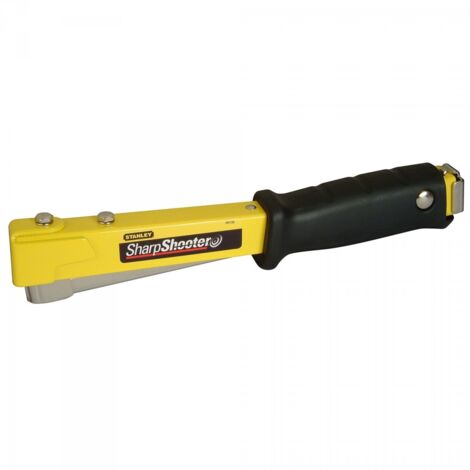 STANLEY Grapadora Tipo Martillo para Grapa Tipo G, Trabajo Pesado, Peso de Golpe Óptimo, Mango Ergonómico, Construcción Metálica Robusta, Grapas 6-10mm, 6-PHT150