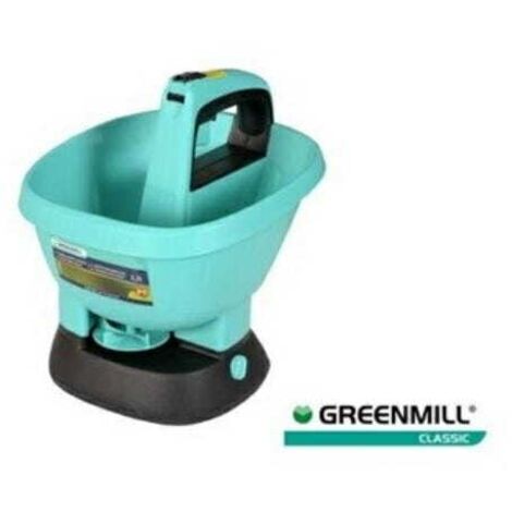 SEMBRADORA ELÉCTRICA ROTATIVA PARA JARDÍN GREENMILL 27L