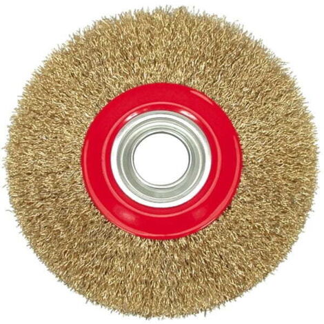 CEPILLO DE DISCO VOREL 125 mm ORIFICIO DE ALAMBRE ENGARZADO 06978