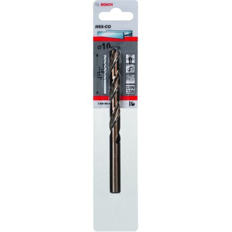 Broca para metal HSS-Co DIN 338 (10 x 87 x 133 mm)  BOSCH 2608585864