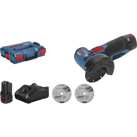Bosch GWS 12V-76. 2x GBA 12V 3.0 Akku-Winkelschleifer (1/10)