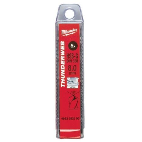 Paquete de brocas Thunderweb 12.0x151 - 5uds MILWAUKEE Ref.4932352403 (1/4)