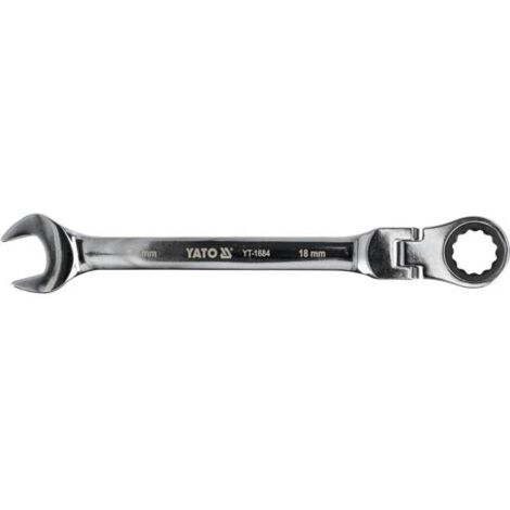 YATO YT-1684 - trinquete flexible, una llave combinada 18mm (1/2)