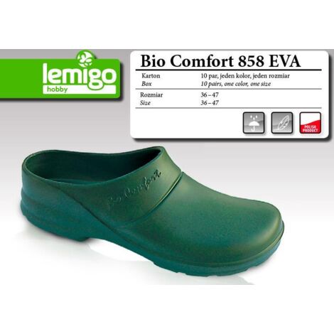 LEMIGO Zuecos Ligeros BioComfort, Talla 40, Zuecos de EVA para jardín, calzado cómodo y transpirable, ideal para actividades al aire libre, diseño ergonómico y antideslizante.