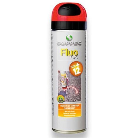 Espray para marcar obras FLUO TP 500ml cereza (por 12)
