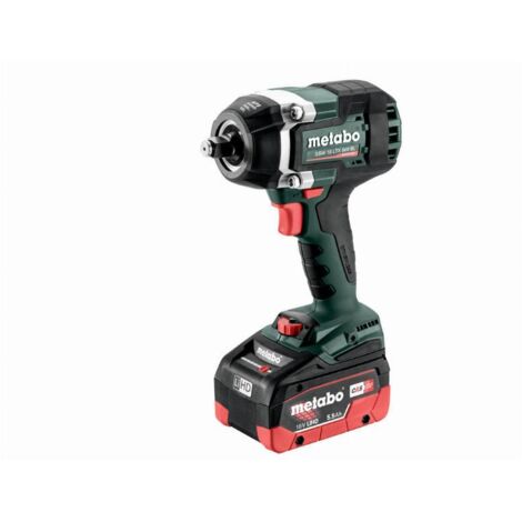 Destornillador de impacto METABO SSW 18 LTX 800 BL - 2 Baterías 5,5 Ah + cargador - 602403660