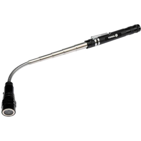 PINZA TELESCÓPICA VOREL 565cm CON IMÁN Y DIODOS LED 78405