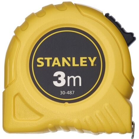 Cinta métrica de bolsillo L.8m An.25mm mm / cm EG II cápsula fija STANLEY