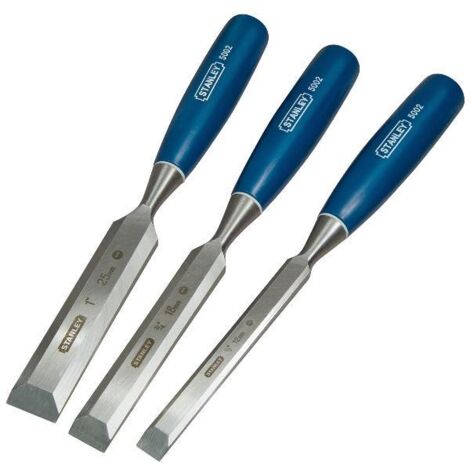 JUEGO DE CINCELES STANLEY 3 piezas 121825 mm SERIE 5002