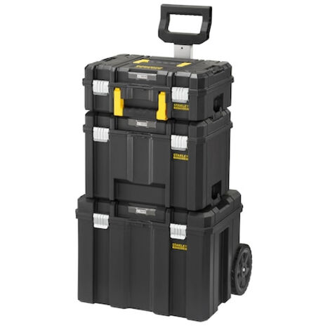 Stanley Accesorios - Conjunto de carro y 3 maletines de herramientas FMST75753-9