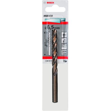 Broca para metal HSS-Co DIN 338 (85 x 75 x 117 mm)  BOSCH 2608585861