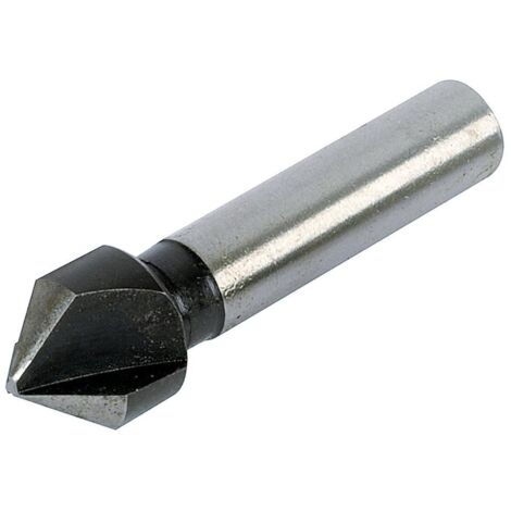 WOLFCRAFT, modelo 2506000, Avellanador cónico HSS Ø 16 mm, vástago redondo, ideal para un avellanado preciso de agujeros taladrados, para uniones atornilladas al ras en metal y plástico (1/5)