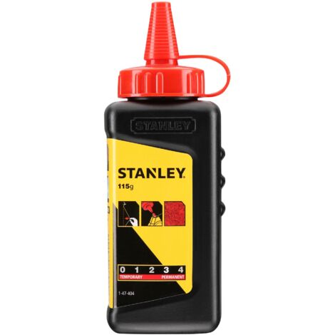 Tinta para tendel, Stanley, color : rojo, Contenido 115 g