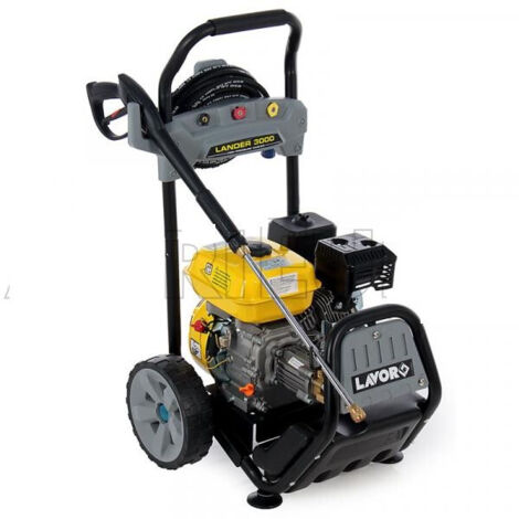 Lavorwash Lander 3000 Limpiadora de alta presión o Hidrolimpiadora Vertical Gasolina 690 l/h Negro, Amarillo