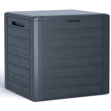 Baúl de jardÃn WOODEBOX 140L., dimensiones (mm) 585x460x550, color Antracita (1/5)