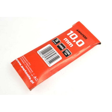AWTOOLS WIERTŁO METAL BIAŁE 10,0mm/5szt. (1/2)