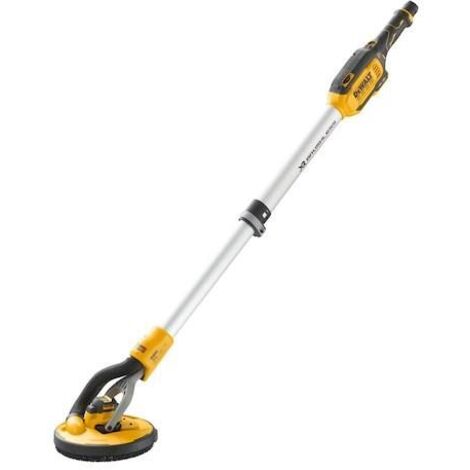 DEWALT DCE800NB-XJ - Lijadora de Yeso 18V, Motor sin escobillas, Eje telescópico extensible, Compatible con AirLock, Incluye 3x mallas de lijado y bolsa de transporte, No incluye batería ni cargador