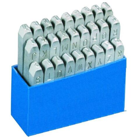 GRAVUREM-S Juego de punzones letras A-Z,& / 2mm