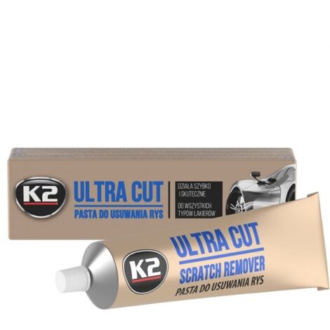 Pasta de pulido para eliminar manualmente los arañazos de la pintura del coche K2 ULTRA CUT 100 ml