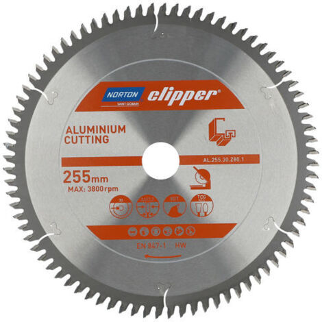 Lame carbure Aluminium 255x3.0/2.2x30 Z80 NORTON CLIPPER - 70184608139