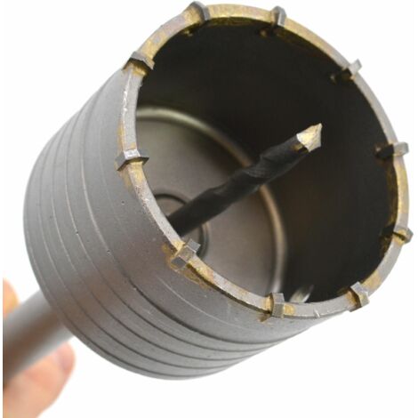 Corona para concreto AWTOOLS Zestaw 65mm + 80mm con soporte SDS Plus 350mm, herramienta profesional de alta precisión, resistente y duradera, ideal para perforación en concreto y materiales duros.