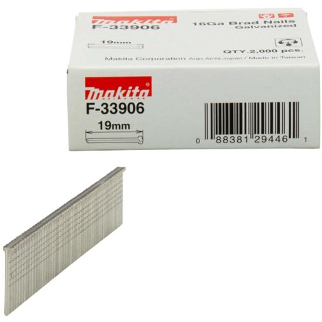 Makita f-33922 25 mm 16 ga 2000 Brad uñas – Multicolor