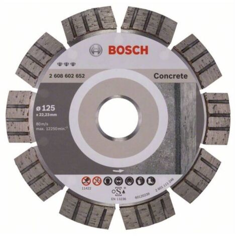 Disco De Corte De Diamante Best For Concrete : 125X2,2X12Mm - Bosch