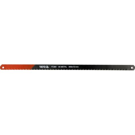 Hoja de sierra para metal, bimetálica, 300 mm, 2 piezas / YT-3461 / YATO