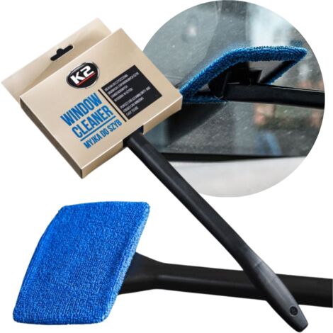 Limpiador de ventanas para coche K2 con mango de microfibra antivaho (1/5)