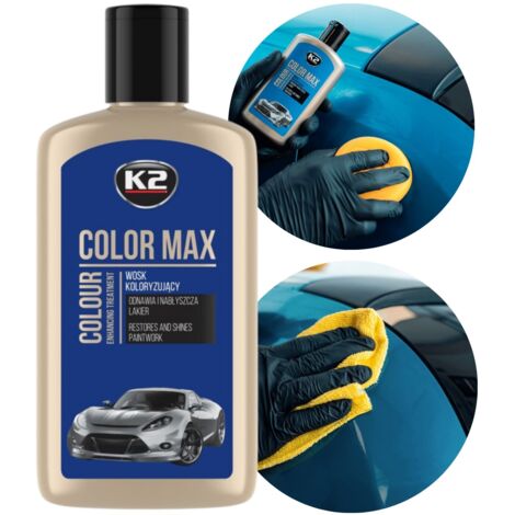 Pasta de color para cera de coche K2 Color Max 250 ml Azul