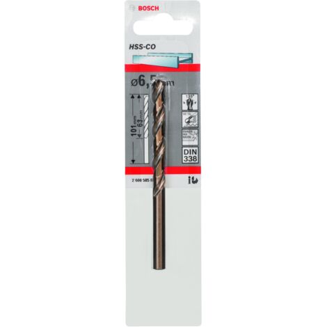 Broca para metal HSS-Co DIN 338 (65 x 63 x 101 mm) BOSCH 2608585856