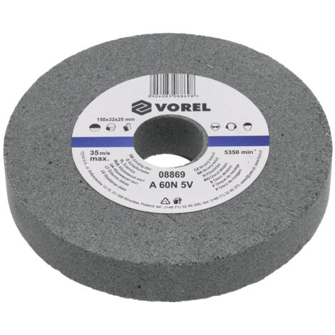 Muela abrasiva fina VOREL 1503225 mm 08869 (1/2)