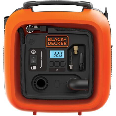 Inflador-compresor con cable - 11 bares 160 PSI BLACK+DECKER ASI400-XJ