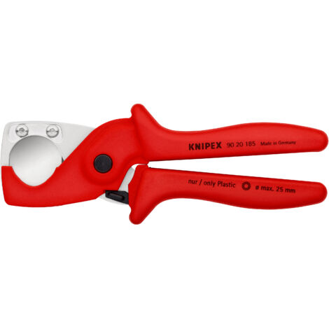 KNIPEX 90 20 185 PlastiCut® Cortatubos para tubos flexibles y de protección de plástico reforzado con fibra de vidrio 185 mm