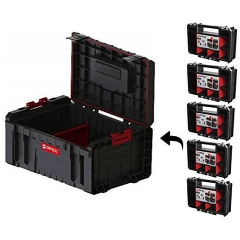 CAJA DE HERRAMIENTAS QBRICK PRO 2.0 + 5 ORGANIZADORES MULTIUSOS - SKRZ N5987