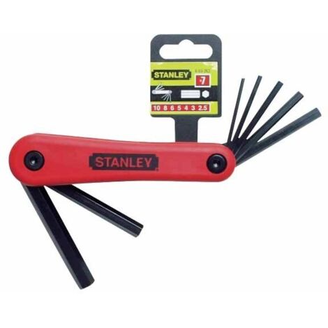 STANLEY IMBUSY SKŁADANE 7szt.2.5-10
