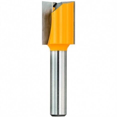 DEWALT DT90011-QZ - Fresa de corte recto 2 cortantes, diámetro de corte: 22mm, longitud de trabajo: 20mm (1/2)